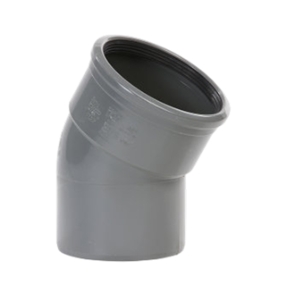 Pipelife pvc bocht m/s 160 30° sn4 gr