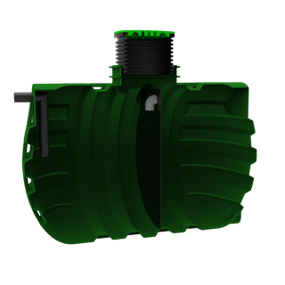 MW Septictank polyetheen, 2- kamersysteem 6000 liter