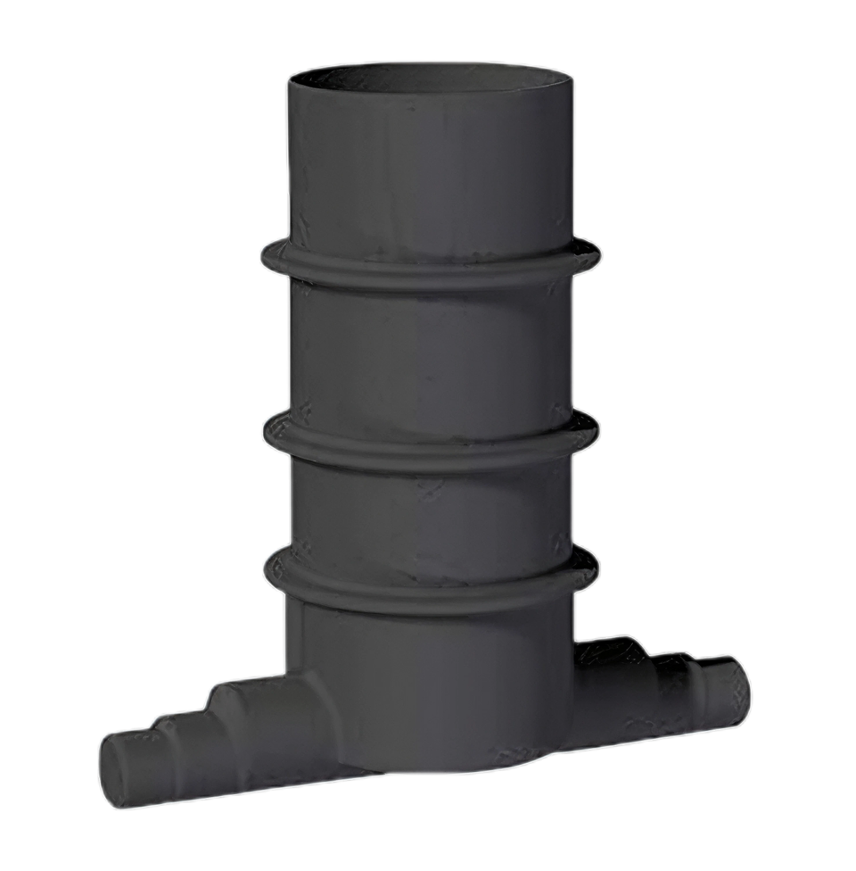 PE put Ø600 met stromingsprofiel, H=3000mm,Ø 160/200 aansl.