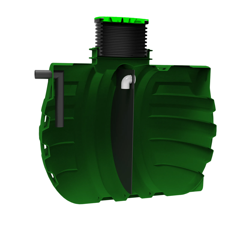MW Septictank polyetheen, 2-kamersysteem 5000 liter