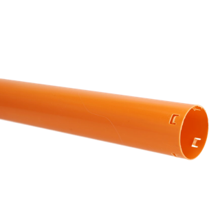 Eindbuis met klik M1 oranje, 100 mm