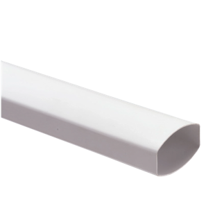 NICOLL Techtan Ovation PVC-Ti HWA buis 90x56mm L=4m wit