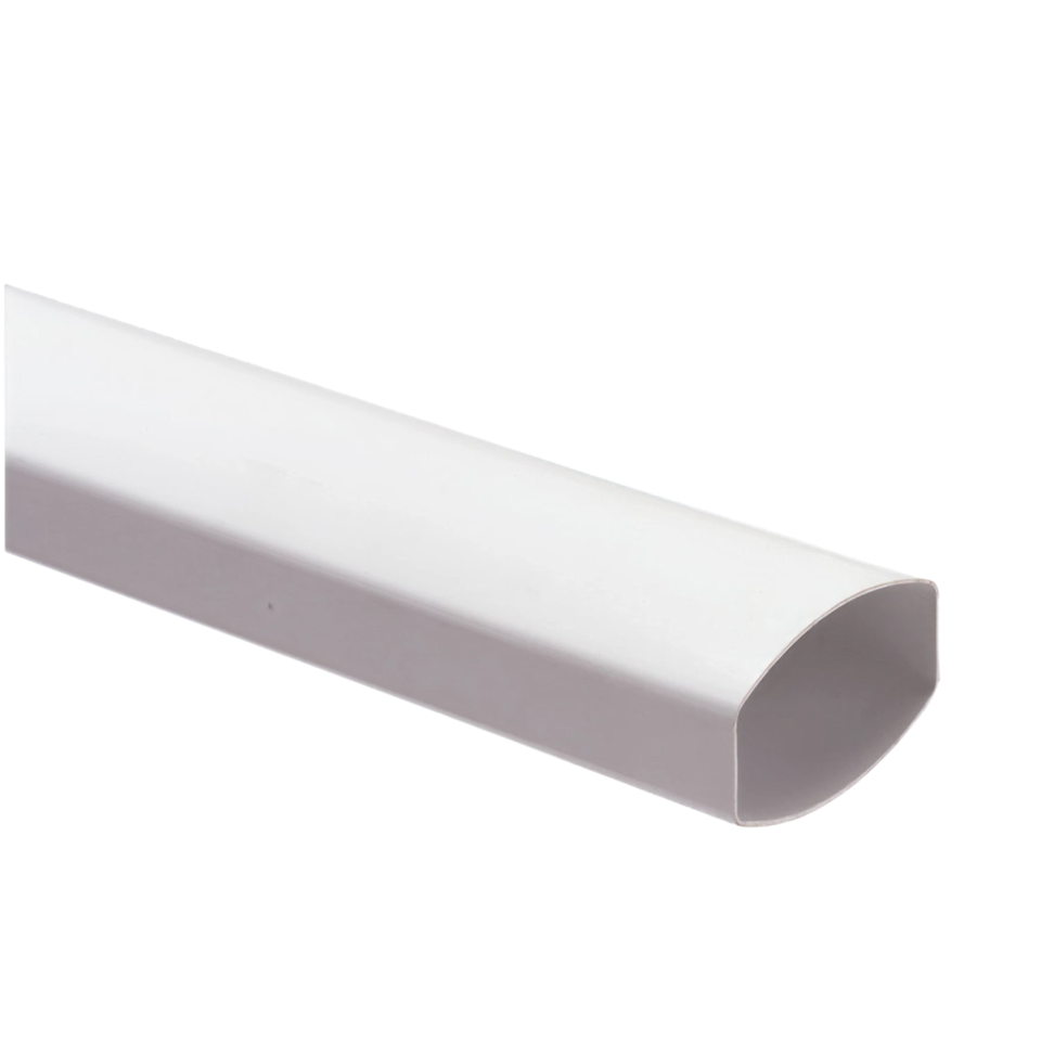 NICOLL Techtan Ovation PVC-Ti HWA buis 90x56mm L=4m wit