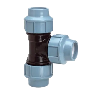 Unidelta PP T-stuk, 16 x 16 x 16