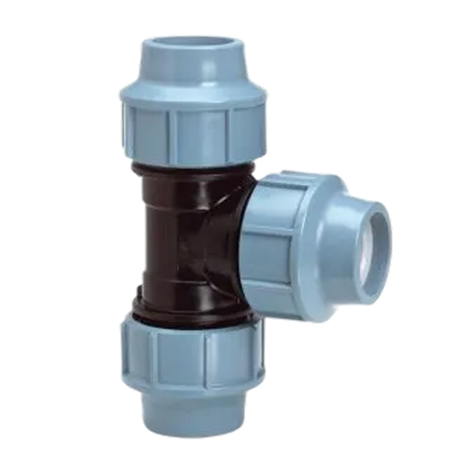 Unidelta PP T-stuk, 16 x 16 x 16