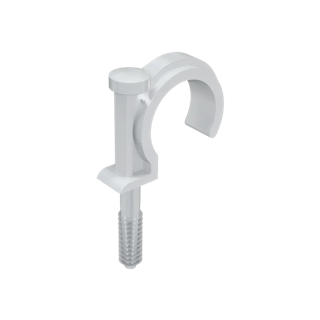 22-26 mm Inslagclip enkel Nylon