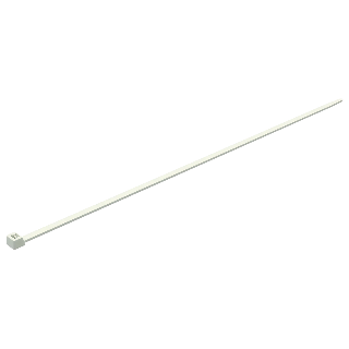 201 x 7,6 mm Kabelbinder wit nylon