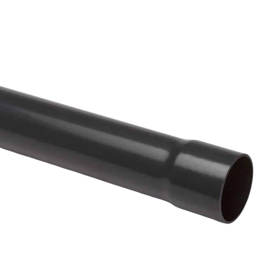 PVC drukbuis 32 x 2,4mm, PN16 L=5 mtr. met lijmmof