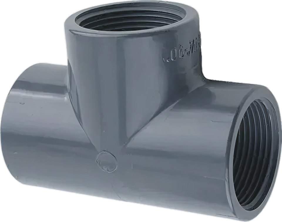 HD Draad T-stuk 3/8" 90° Bi.dr.