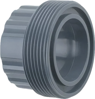 Schroefdeel 50mm t.b.v. 3-delige kopp.