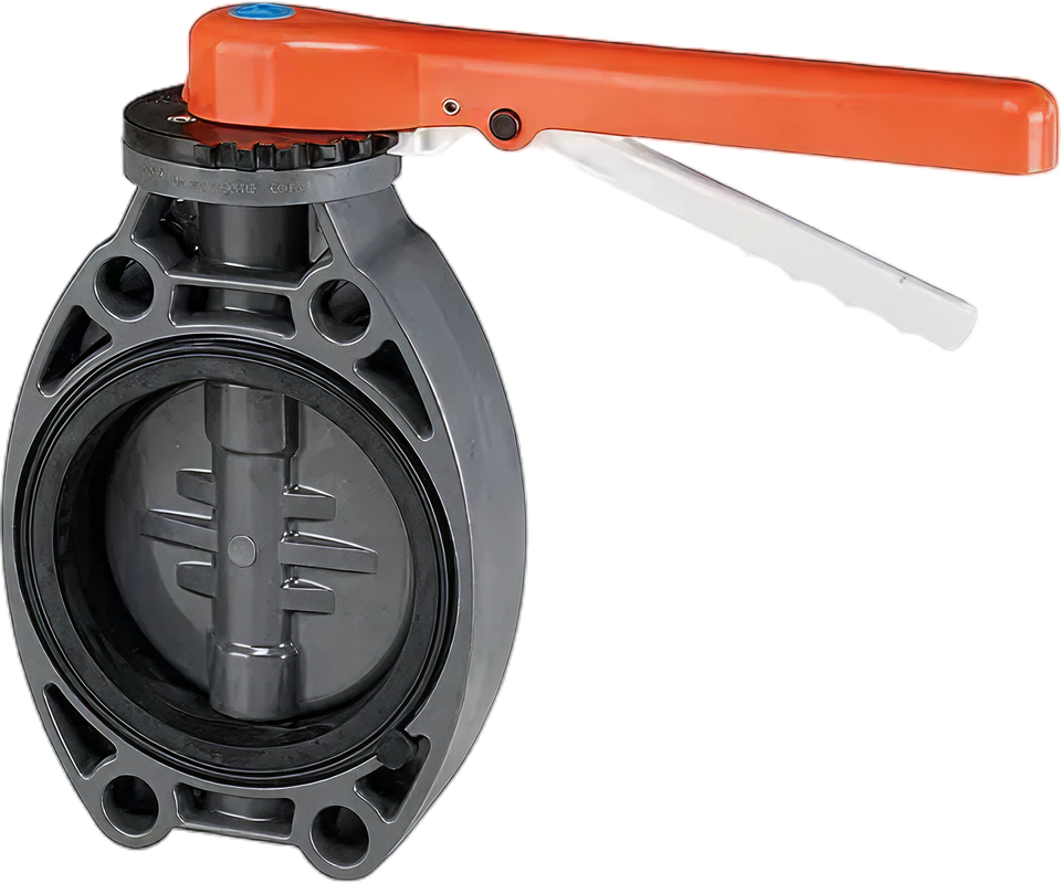 PVC Vlinderklep 110mm