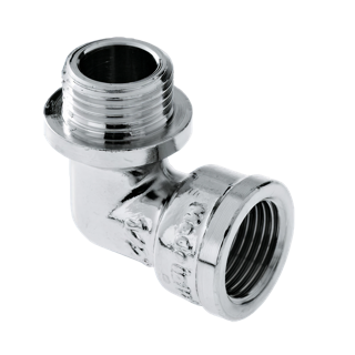 BONFIX 80310 Knie 1/2" binnen x buiten verchroomd