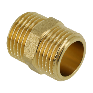 BONFIX 81510 Dubbele nippel 3/8" buitendraad