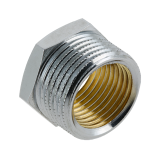 BONFIX 81430 Verloopring 1/2" x 3/8" verchroomd