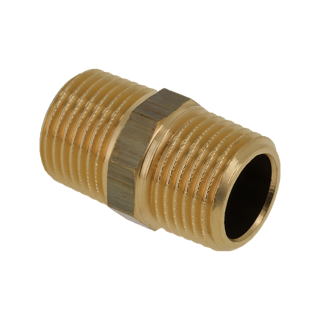 BONFIX 44105 Dubbele nippel 3/8" buitendraad conisch