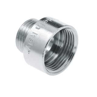 BONFIX 45075 Neusstuk  1"  x 3/4" verchroomd