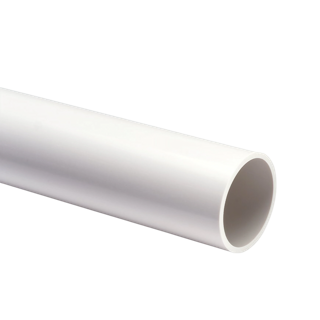 PVC Volwand Buis, 50 x 3.0 wit, L=2m