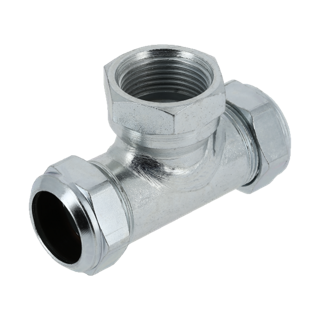 BONFIX 110 T-stuk 28 x 1/2" binnendraad x 28 mm