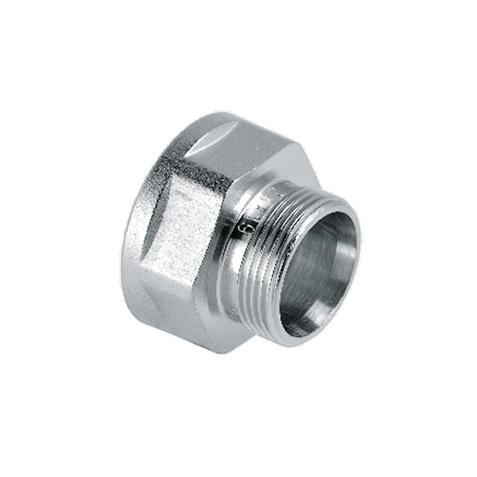 RD 903 Schroefbus 1/2" buitendraad x 3/4" eurokonus