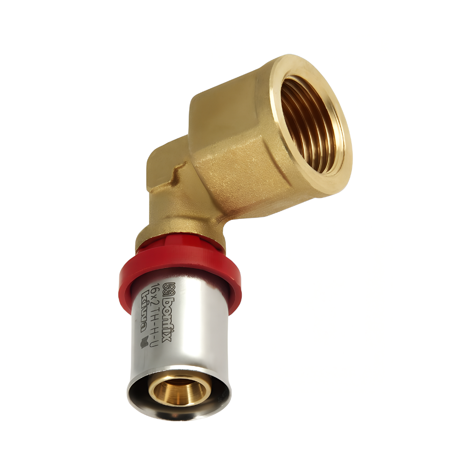 BONFIX Alu-pers 2001145 Knie 3/4" binnendraad x 26 mm