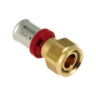 BONFIX Alu-pers 2-delige Kop. met moer ¾" x 16 mm