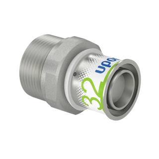 Uponor S-Press Plus pers puntstuk 32mm x 1 1/4"bu