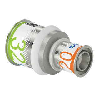 Uponor S-Press Plus pers koppeling verlopend 32 x 20mm