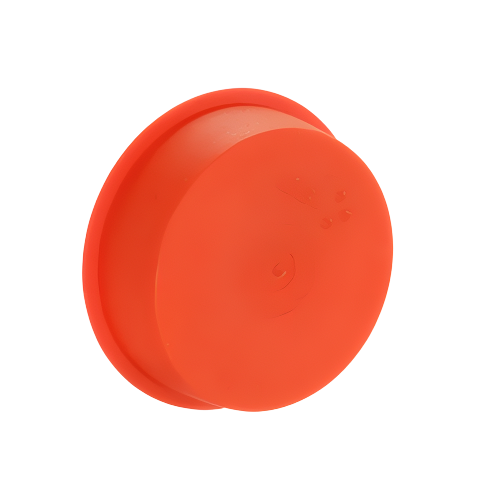 PE speciedeksel 50mm, rood