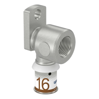 Uponor S-Press Plus Aqua muurplaat t.b.v. geminibeugel 16mmx
