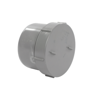 PVC L-Eindstuk + Schroefdeksel Gr 40