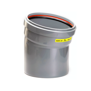 PVC Bocht 15° 110 SN8 M/S