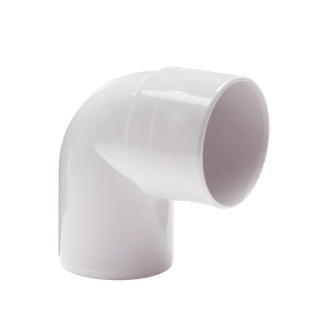 Pipelife lijm bocht 90gr 40mm mof-spie wit