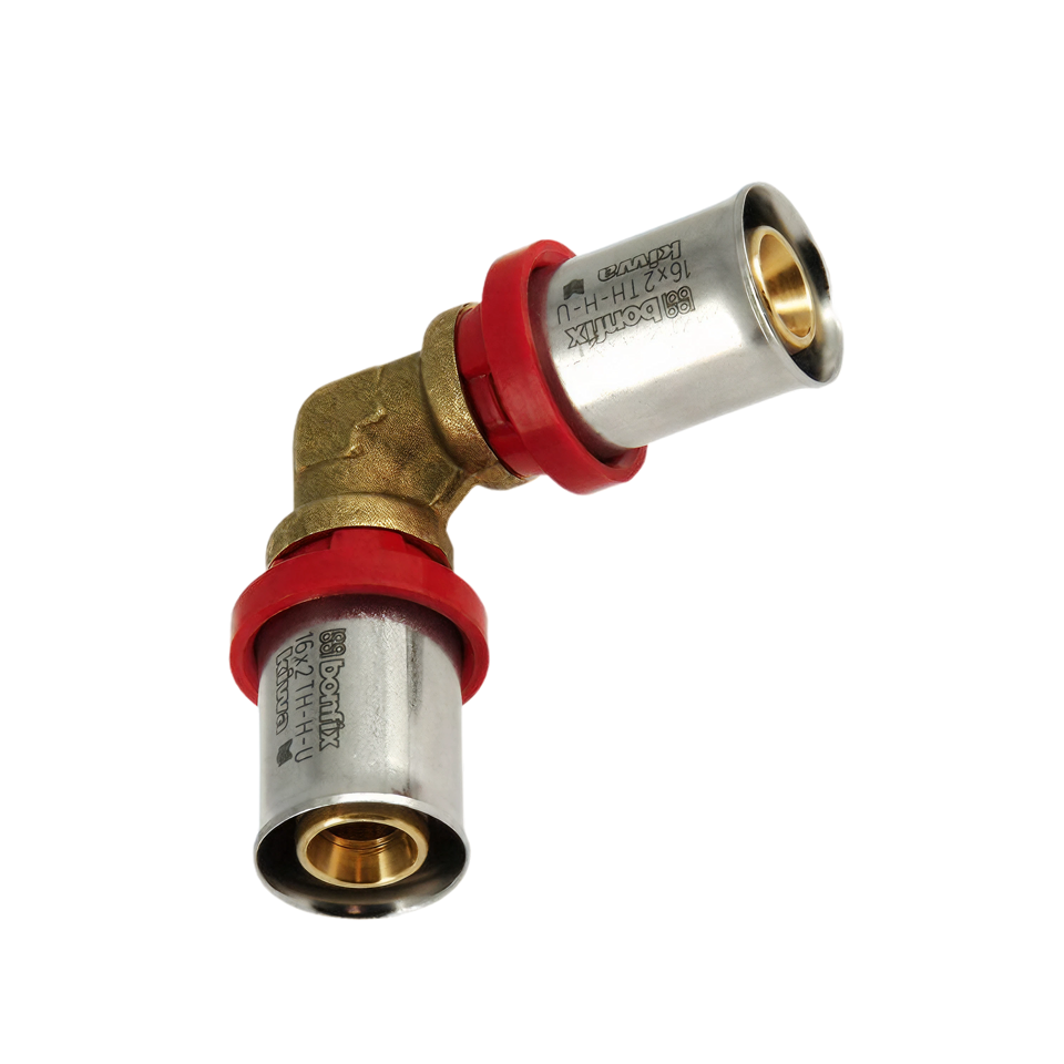 BONFIX Alu-pers kniekoppeling 40 x 40 mm