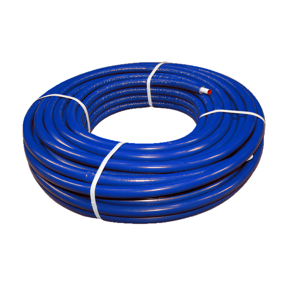 BONFIX Alu-pers systeembuis + 6 mm iso blauw 20 x2,0 rol 50m