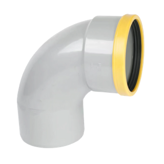 Wavin PVC Bocht 88° GR/GD 160 SN8 M/S