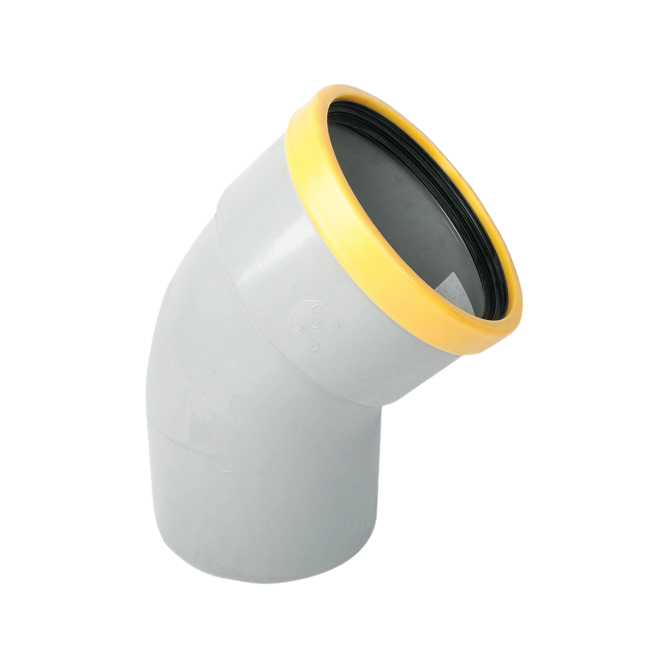 Wavin PVC Bocht 30° GR/GD 315 SN8 0,5D M/S