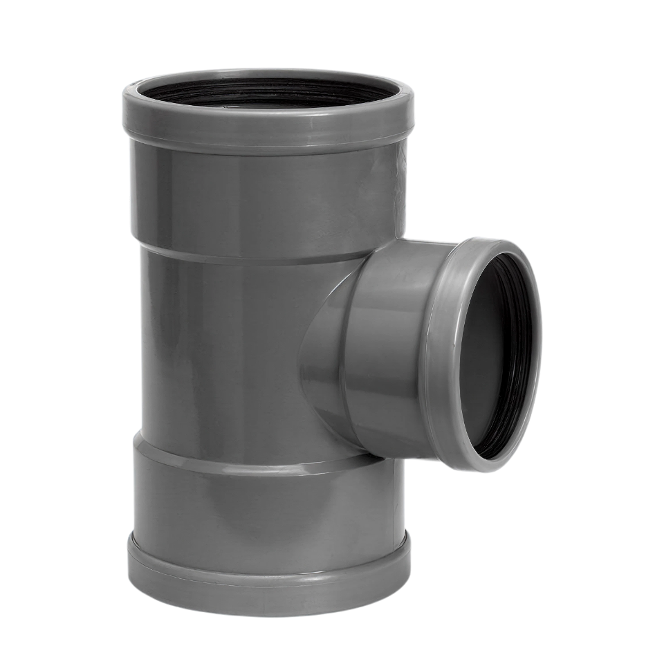 Wavin PVC M-T-Stuk 88° GR 315X200 SN4 3M