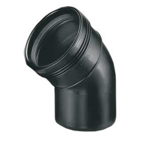Wavin Wafix PP Bocht 45° ZW 32 M/S