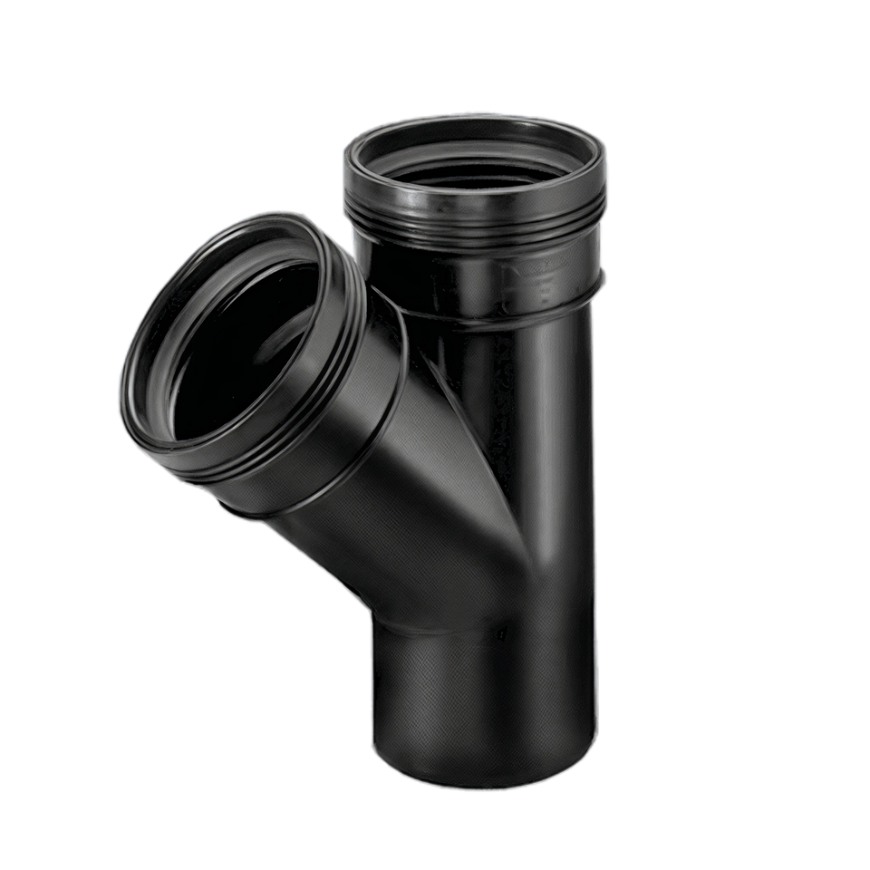 Wavin Wafix PP T-Stuk 45° ZW 75 2M/S