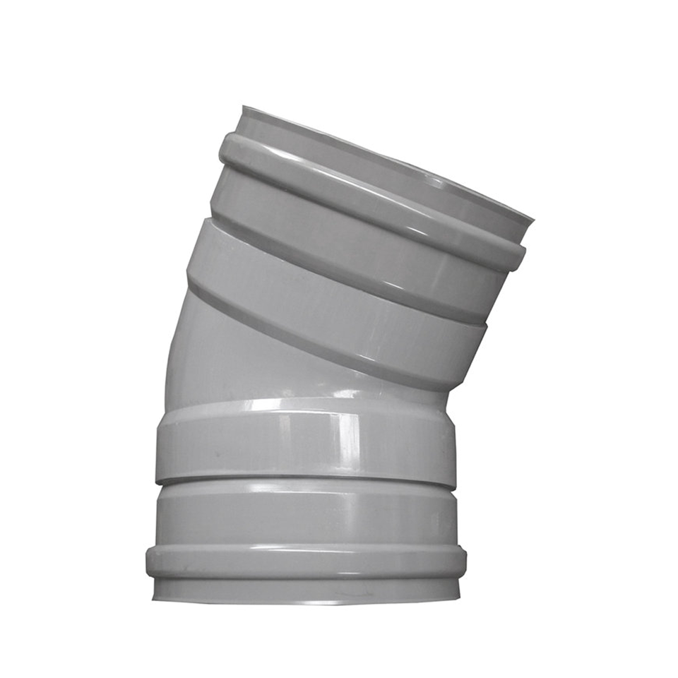PVC Segmentbocht 15° 630 SN4 M/M